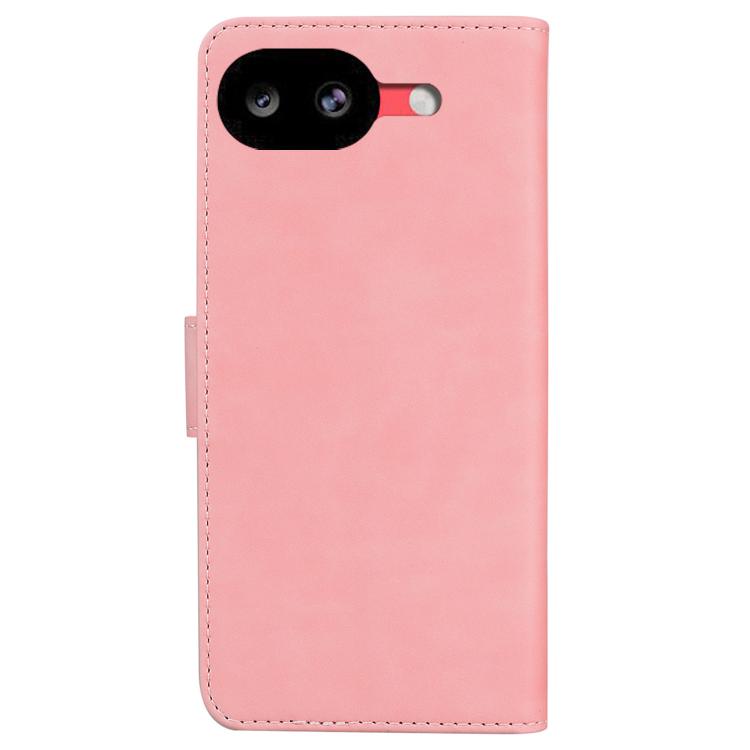 For Google Pixel 10a Skin Feel Pure Color Flip Leather Phone Case
