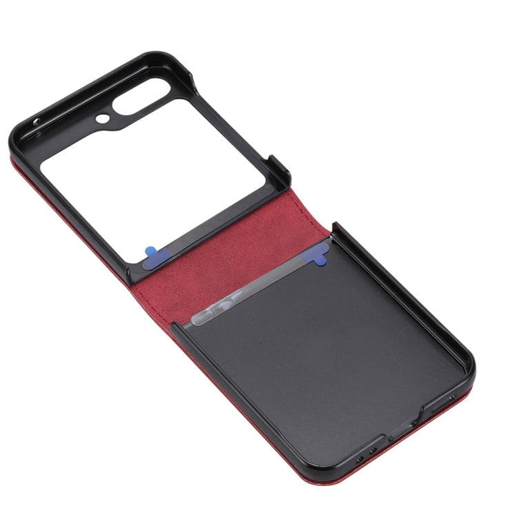 For Samsung Galaxy Z Flip6 Business Solid Color Magnetic RFID Anti-theft Phone Case