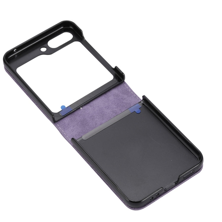 For Samsung Galaxy Z Flip6 Business Solid Color Magnetic RFID Anti-theft Phone Case