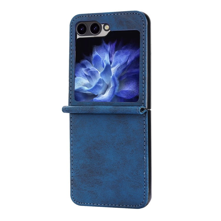 For Samsung Galaxy Z Flip6 Business Solid Color Magnetic RFID Anti-theft Phone Case