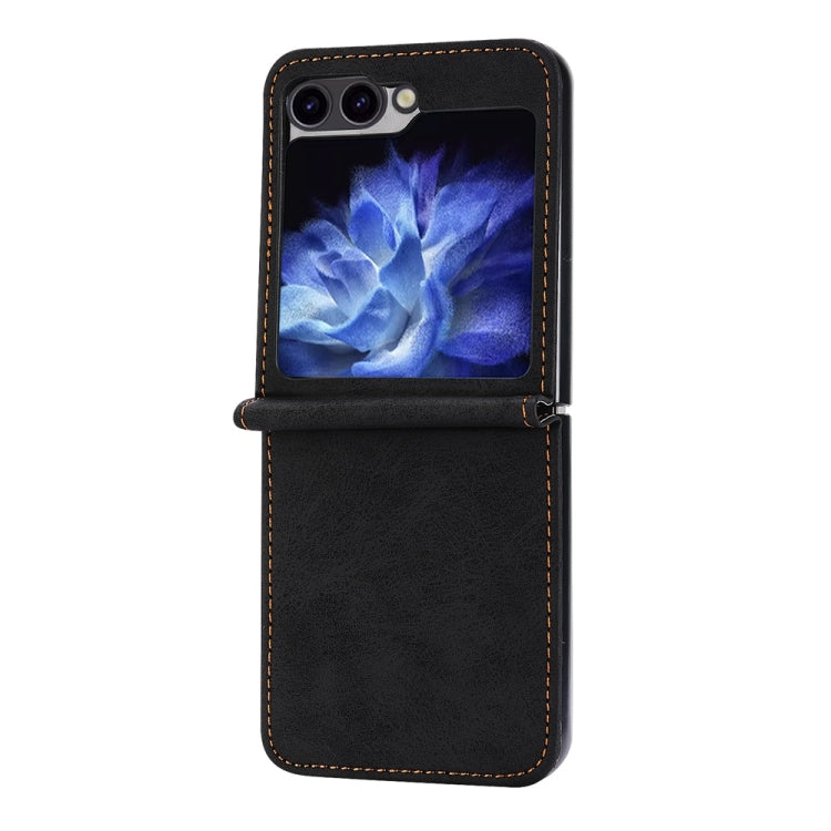 For Samsung Galaxy Z Flip6 Business Solid Color Magnetic RFID Anti-theft Phone Case
