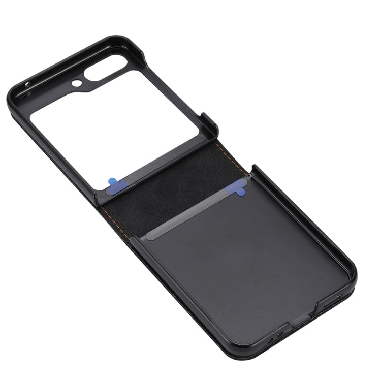 For Samsung Galaxy Z Flip6 Business Solid Color Magnetic RFID Anti-theft Phone Case