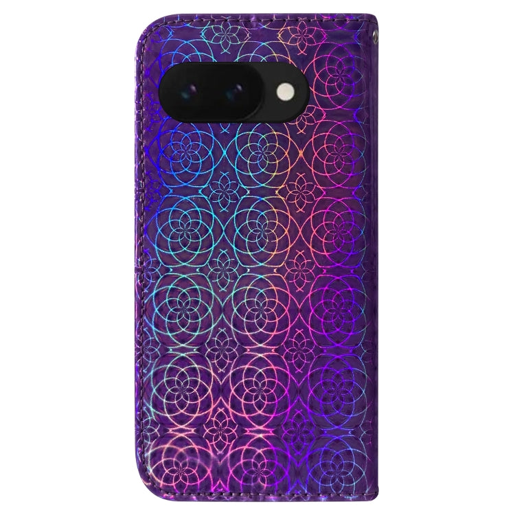For Google Pixel 9a Colorful Magnetic Buckle Leather Phone Case