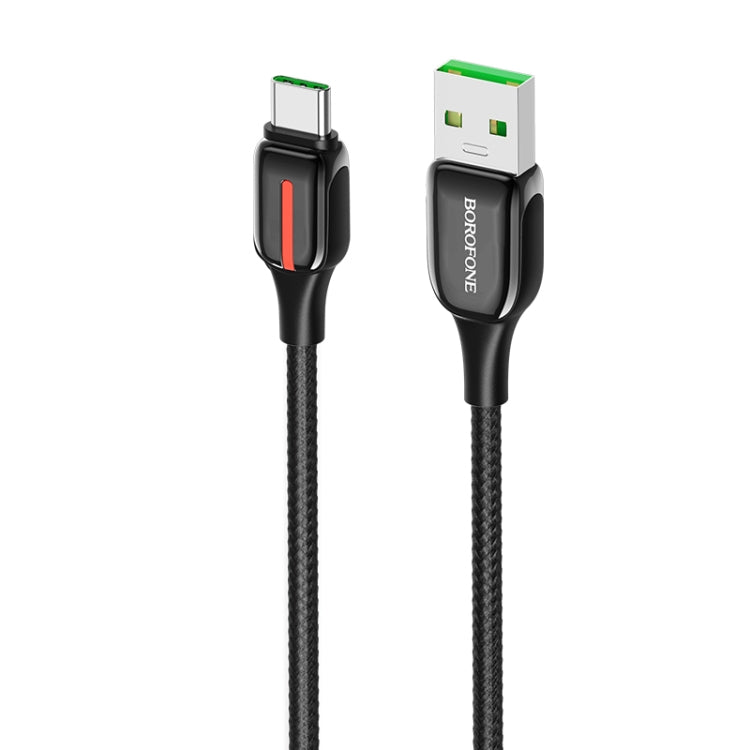 Borofone BU14 1.2m 5A Max Output USB to USB-C / Type-C Heroic Fast Charging Data Cable