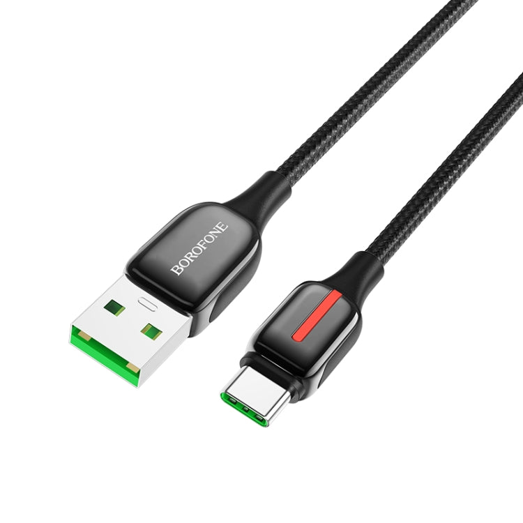 Borofone BU14 1.2m 5A Max Output USB to USB-C / Type-C Heroic Fast Charging Data Cable