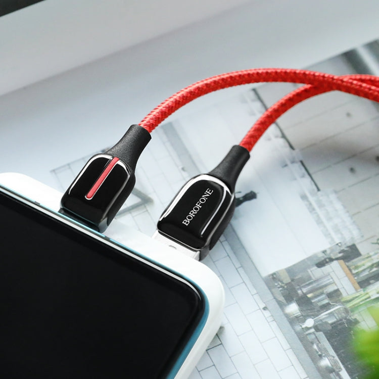 Borofone BU14 1.2m 5A Max Output USB to USB-C / Type-C Heroic Fast Charging Data Cable