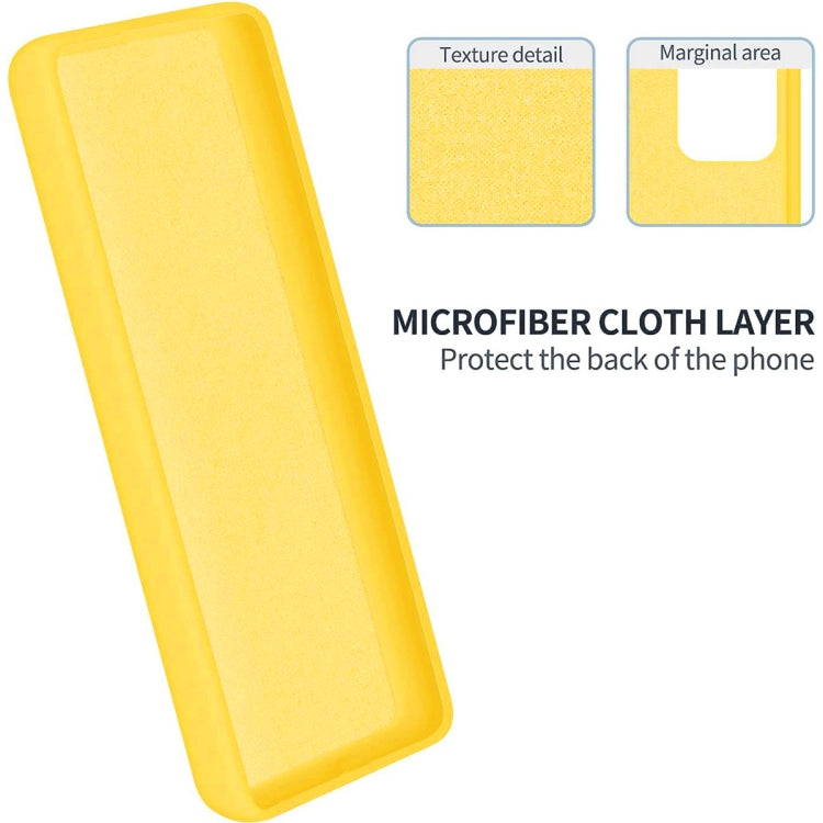 For ZTE Axon 60 Lite Solid Color Liquid Silicone Dropproof Full Coverage Phone Case