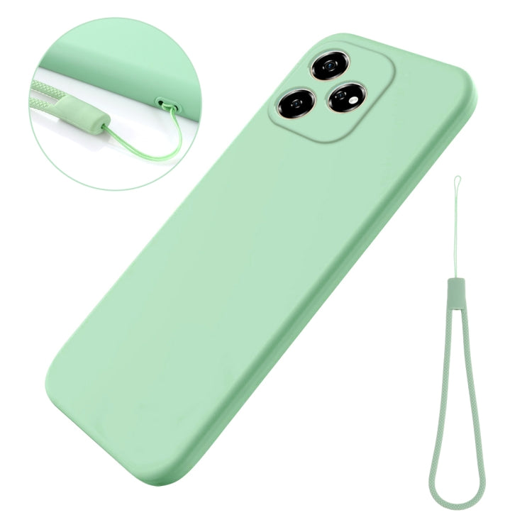 For ZTE Blade V60 Solid Color Liquid Silicone Dropproof Full Coverage Phone Case