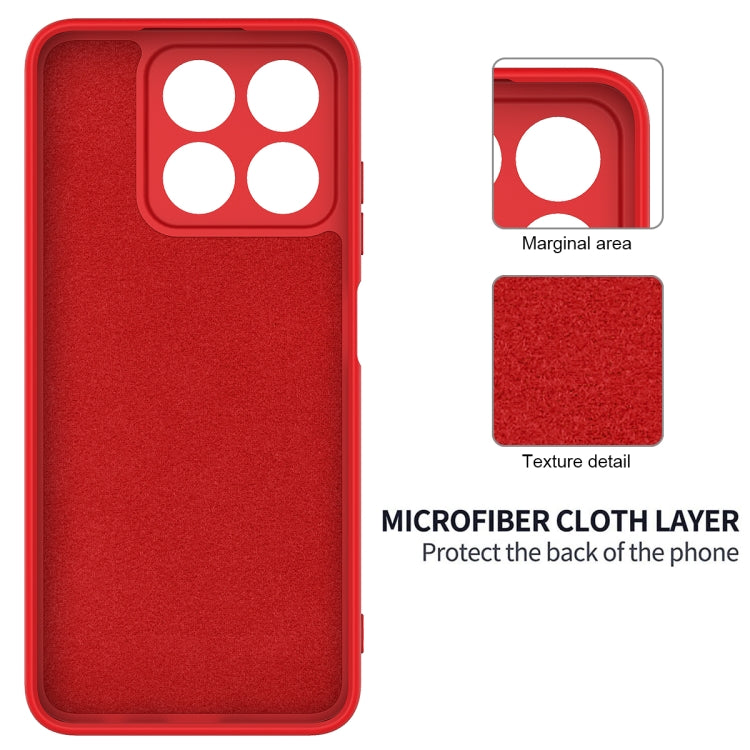 For ZTE Blade A55 / A35 Solid Color Liquid Silicone Dropproof Full Coverage Phone Case