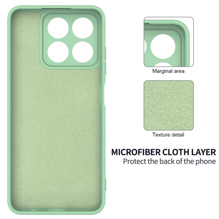 For ZTE Blade A55 / A35 Solid Color Liquid Silicone Dropproof Full Coverage Phone Case