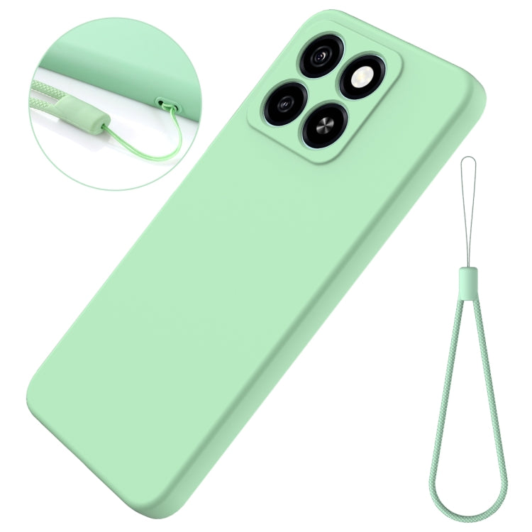 For ZTE Blade A55 / A35 Solid Color Liquid Silicone Dropproof Full Coverage Phone Case