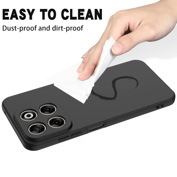 For ZTE Axon 70 / Blade V70 Solid Color Liquid Silicone Dropproof Full Coverage Phone Case