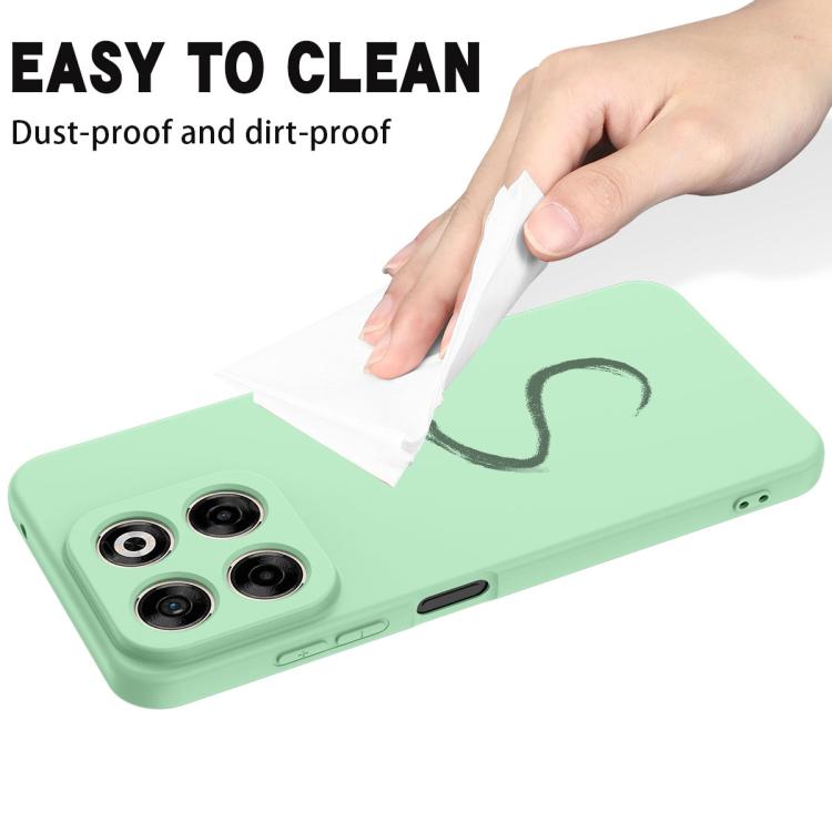 For ZTE Axon 70 / Blade V70 Solid Color Liquid Silicone Dropproof Full Coverage Phone Case