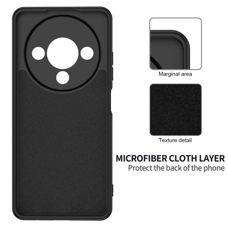 For ZTE Blade A76 5G Solid Color Liquid Silicone Dropproof Full Coverage Phone Case