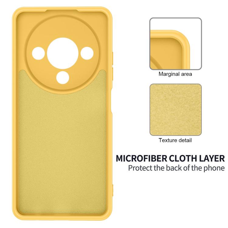 For ZTE Blade A76 5G Solid Color Liquid Silicone Dropproof Full Coverage Phone Case