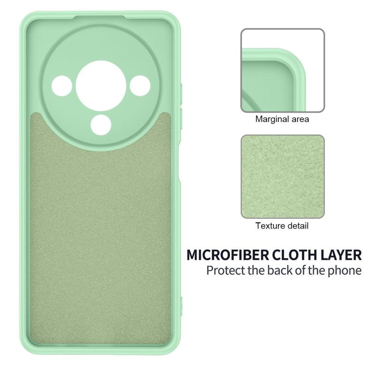 For ZTE Blade A76 5G Solid Color Liquid Silicone Dropproof Full Coverage Phone Case