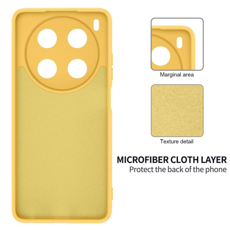 For ZTE Blade V70 Max Solid Color Liquid Silicone Dropproof Full Coverage Phone Case