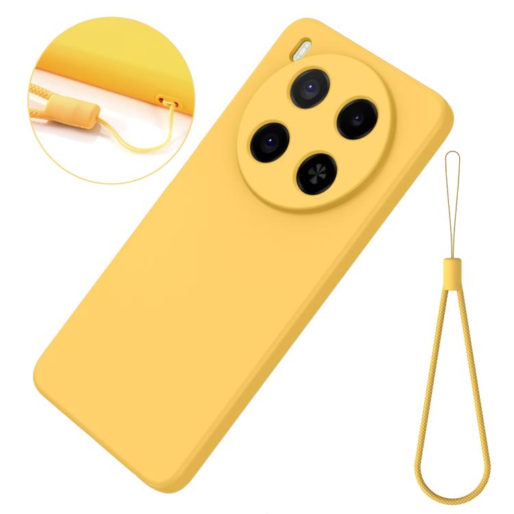 For ZTE Blade V70 Max Solid Color Liquid Silicone Dropproof Full Coverage Phone Case