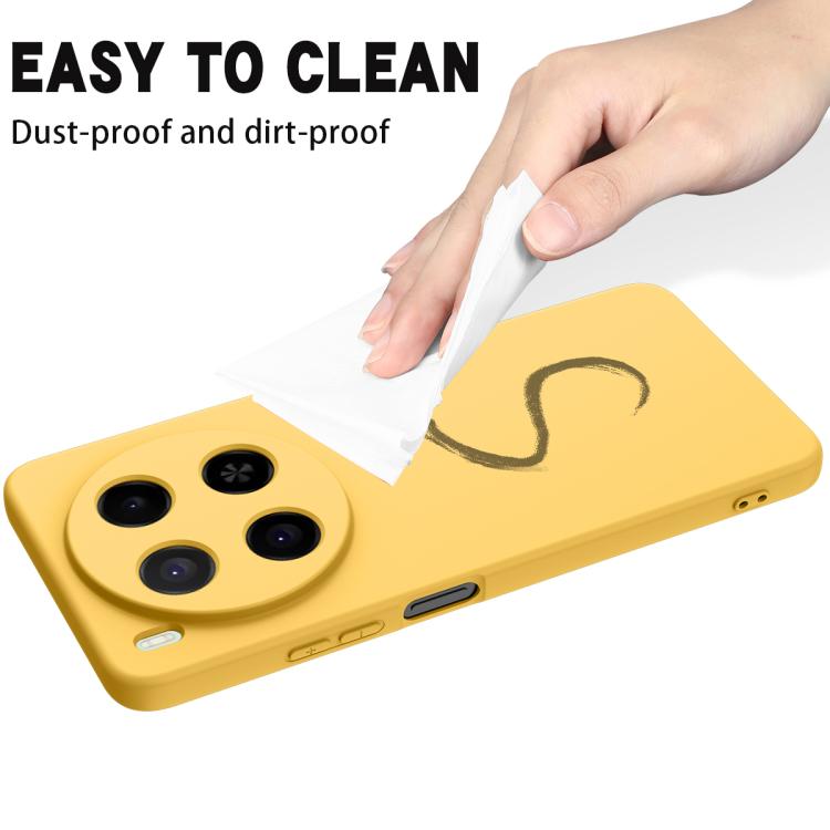 For ZTE Blade V70 Max Solid Color Liquid Silicone Dropproof Full Coverage Phone Case