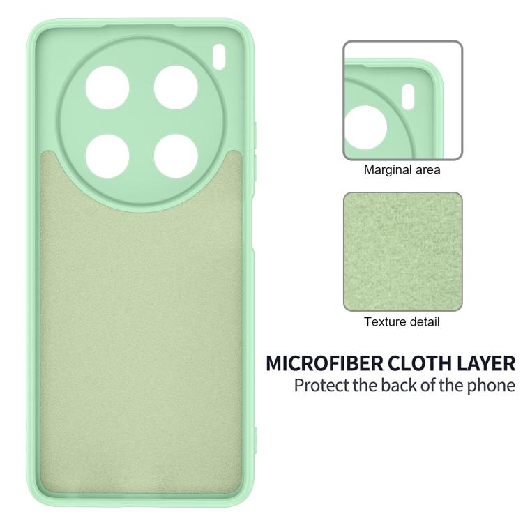 For ZTE Blade V70 Max Solid Color Liquid Silicone Dropproof Full Coverage Phone Case