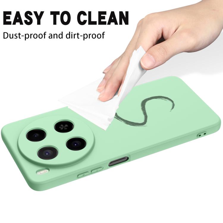 For ZTE Blade V70 Max Solid Color Liquid Silicone Dropproof Full Coverage Phone Case