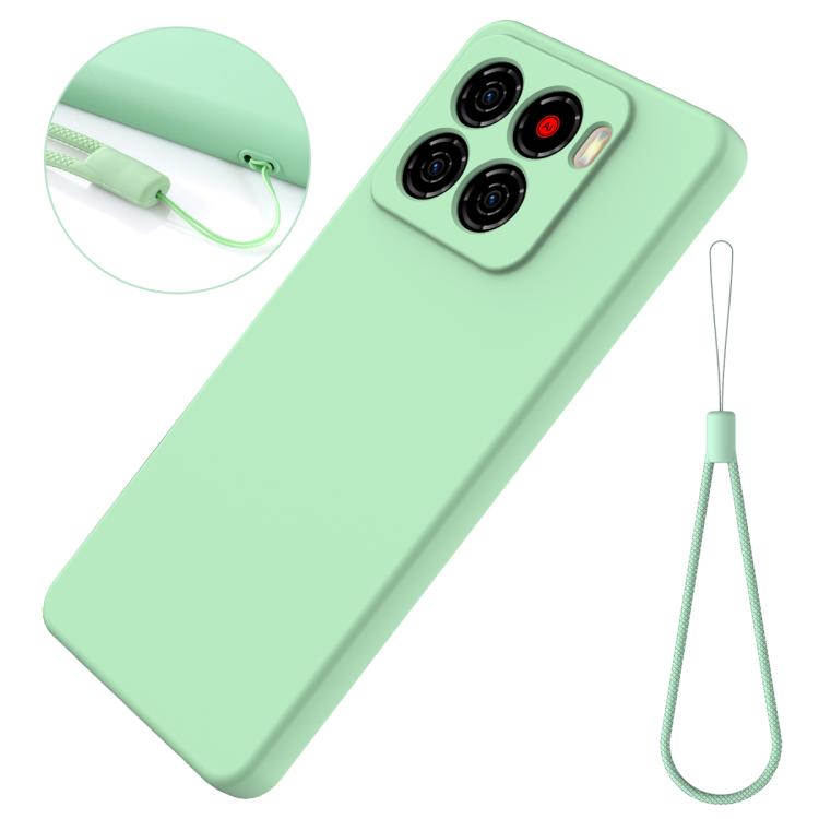 For ZTE Blade A56 4G Solid Color Liquid Silicone Dropproof Full Coverage Phone Case
