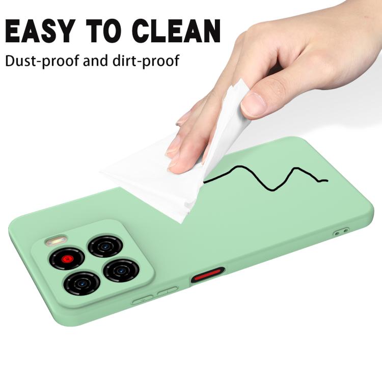 For ZTE Blade A56 4G Solid Color Liquid Silicone Dropproof Full Coverage Phone Case