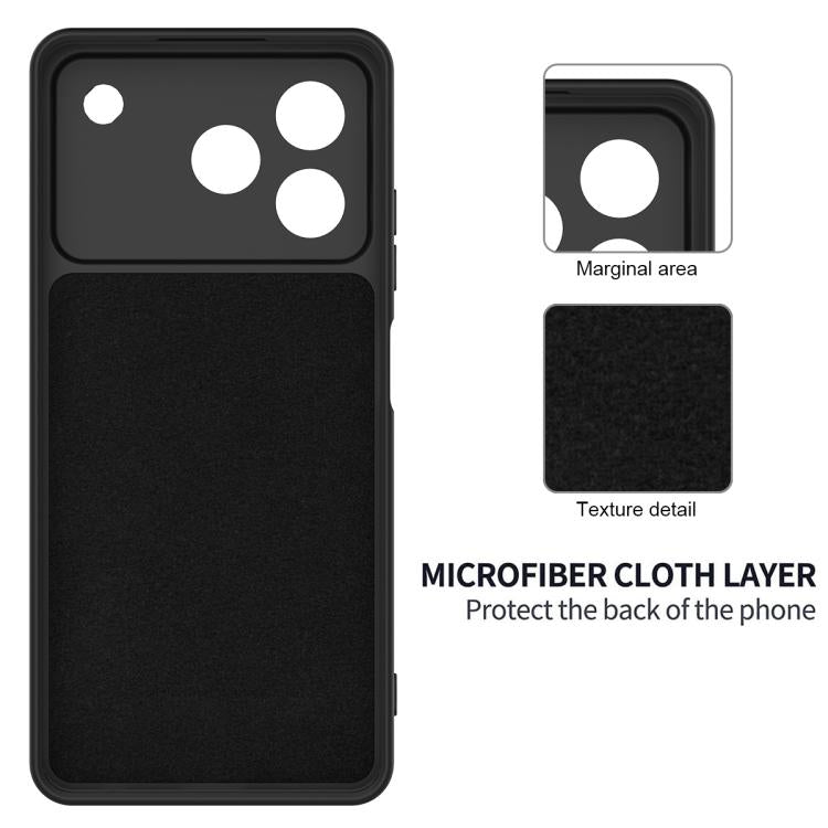 For ZTE Blade A36 4G / A56 Pro 4G Solid Color Liquid Silicone Dropproof Full Coverage Phone Case