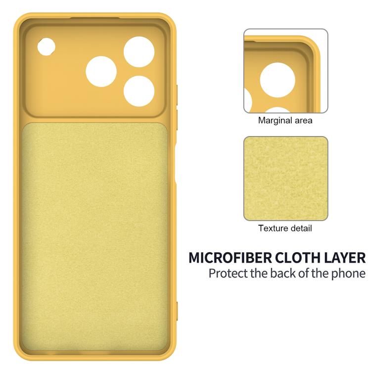For ZTE Blade A36 4G / A56 Pro 4G Solid Color Liquid Silicone Dropproof Full Coverage Phone Case
