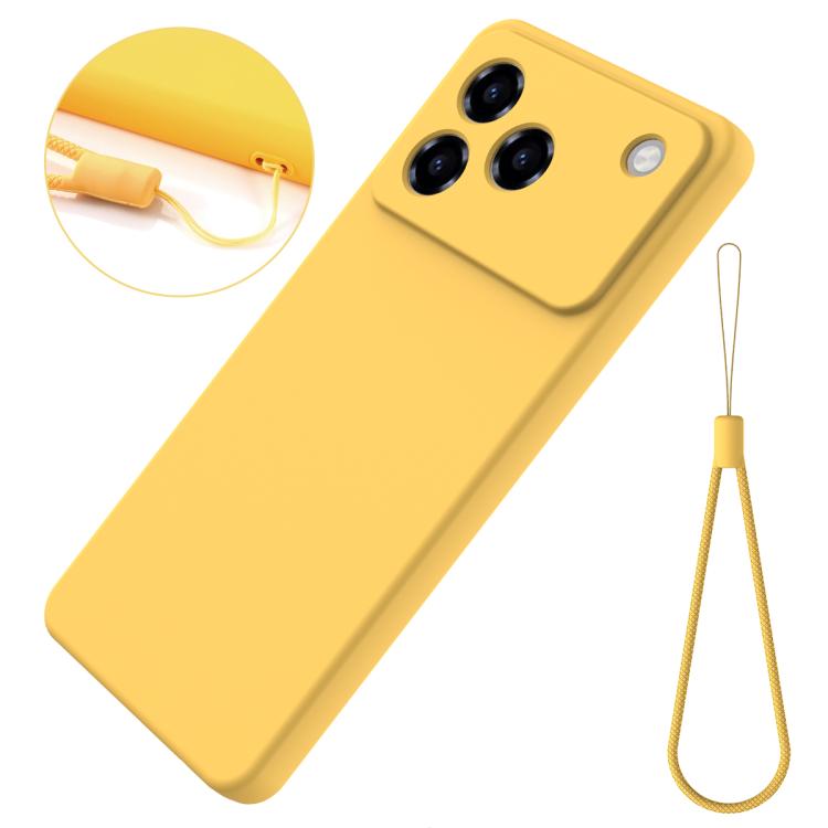 For ZTE Blade A36 4G / A56 Pro 4G Solid Color Liquid Silicone Dropproof Full Coverage Phone Case
