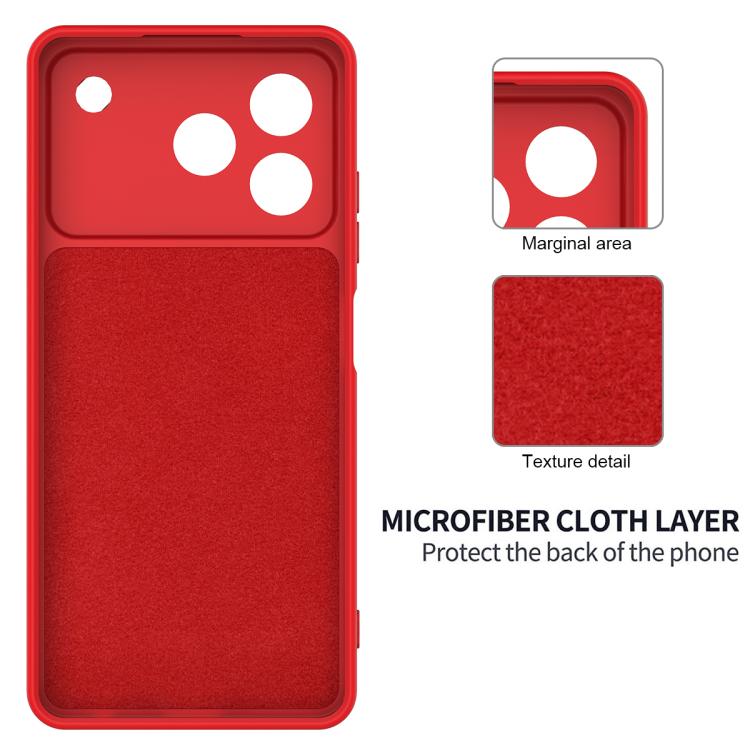 For ZTE Blade A36 4G / A56 Pro 4G Solid Color Liquid Silicone Dropproof Full Coverage Phone Case