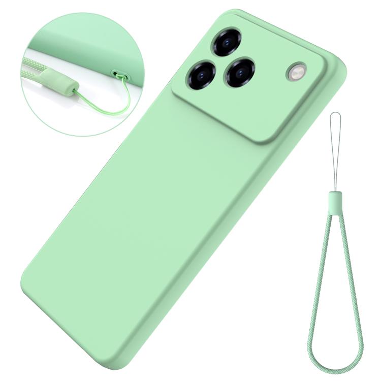 For ZTE Blade A36 4G / A56 Pro 4G Solid Color Liquid Silicone Dropproof Full Coverage Phone Case