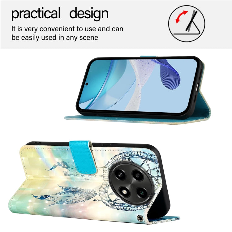 For OPPO A2 Pro 5G  / A3 Pro 5G 3D Painting Horizontal Flip Leather Phone Case