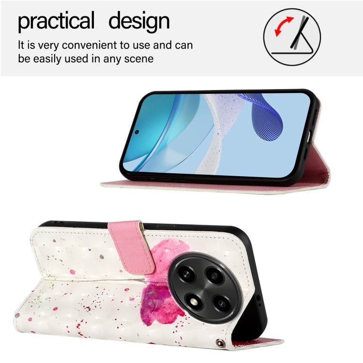 For OPPO A2 Pro 5G  / A3 Pro 5G 3D Painting Horizontal Flip Leather Phone Case
