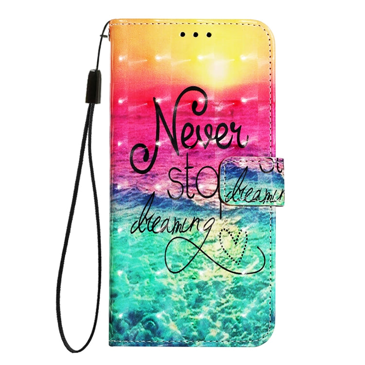 For OPPO Find X7 3D Painting Horizontal Flip Leather Phone Case