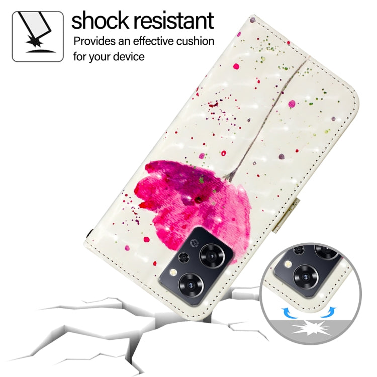 For OPPO Reno9 A JP Version 3D Painting Horizontal Flip Leather Phone Case