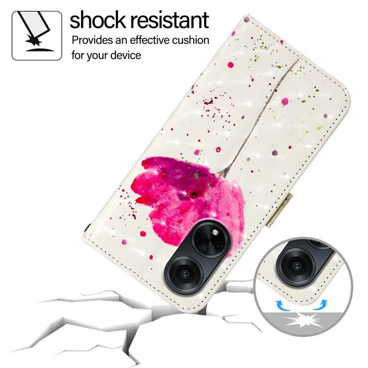For OPPO A98 5G / F23 5G India 3D Painting Horizontal Flip Leather Phone Case