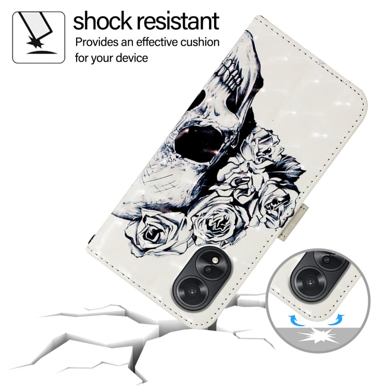 For OPPO A38 4G / A18 4G Global 3D Painting Horizontal Flip Leather Phone Case