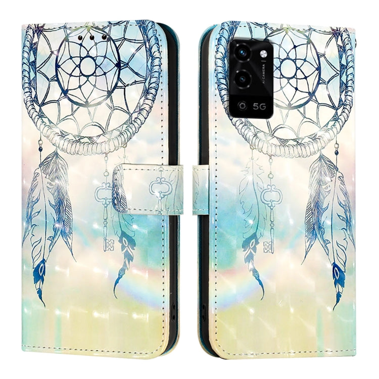 For OPPO A55s 5G / A53s 5G / A56 5G / A16s 3D Painting Horizontal Flip Leather Phone Case