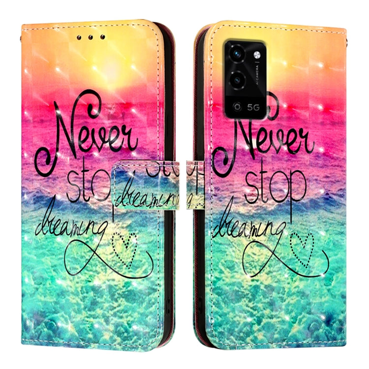 For OPPO A55s 5G / A53s 5G / A56 5G / A16s 3D Painting Horizontal Flip Leather Phone Case