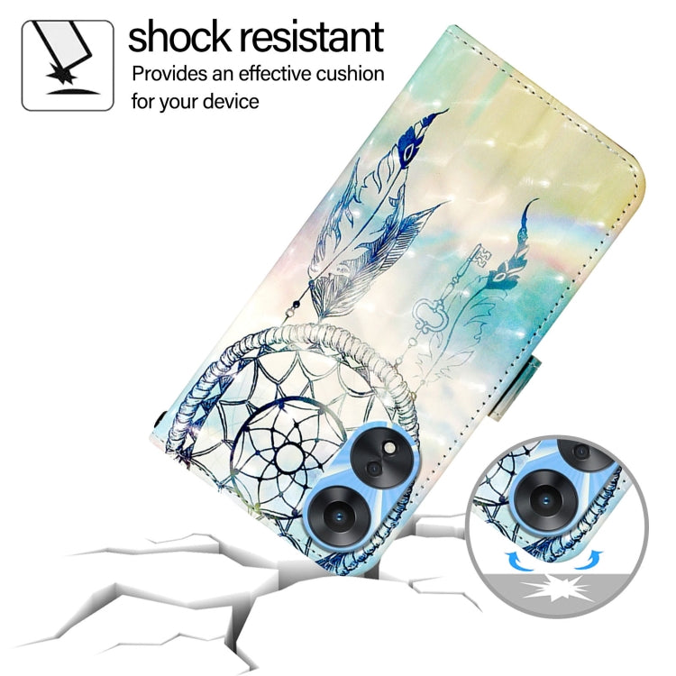 For OPPO A78 5G / A1x 5G 3D Painting Horizontal Flip Leather Phone Case
