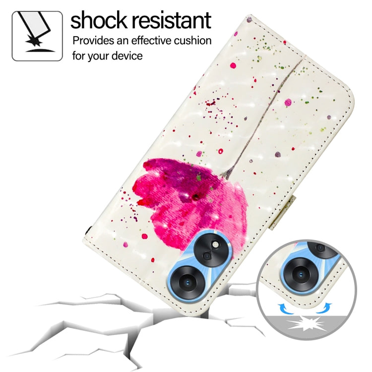 For OPPO A78 5G / A1x 5G 3D Painting Horizontal Flip Leather Phone Case