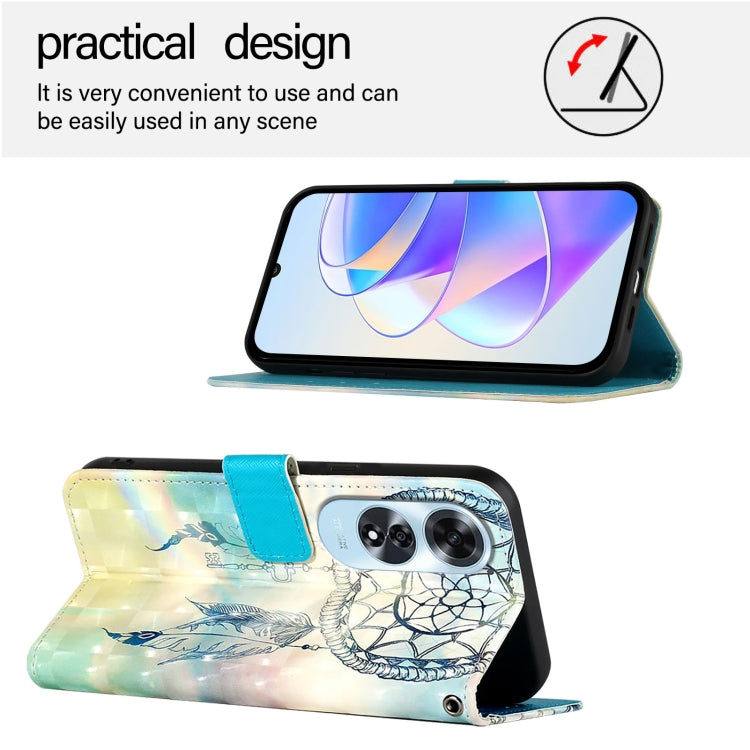 For OPPO A60 4G Global 3D Painting Horizontal Flip Leather Phone Case