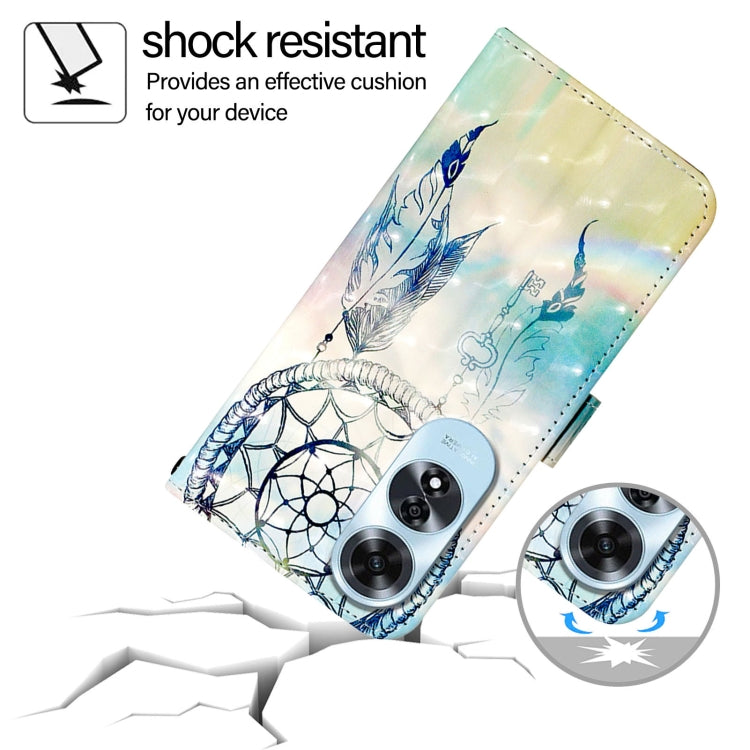 For OPPO A60 4G Global 3D Painting Horizontal Flip Leather Phone Case