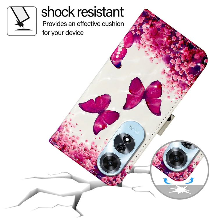 For OPPO A60 4G Global 3D Painting Horizontal Flip Leather Phone Case