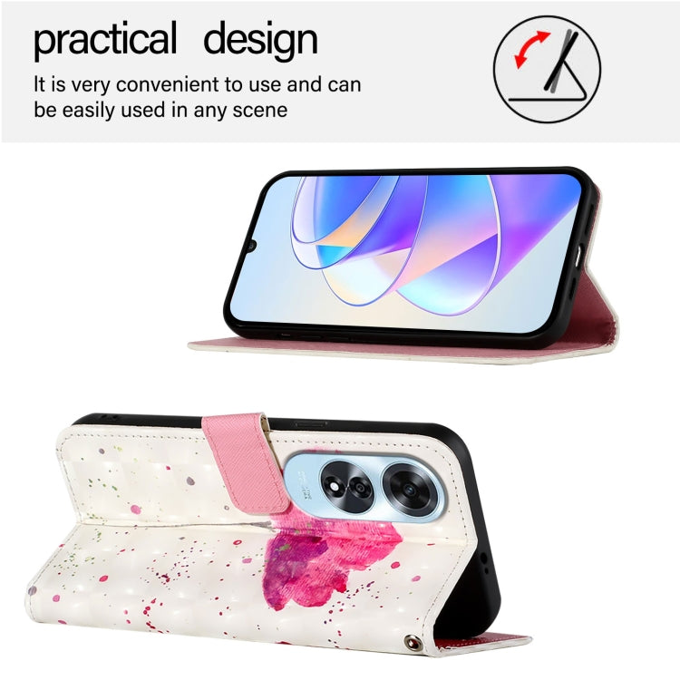 For OPPO A60 4G Global 3D Painting Horizontal Flip Leather Phone Case
