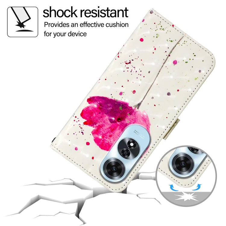 For OPPO A60 4G Global 3D Painting Horizontal Flip Leather Phone Case