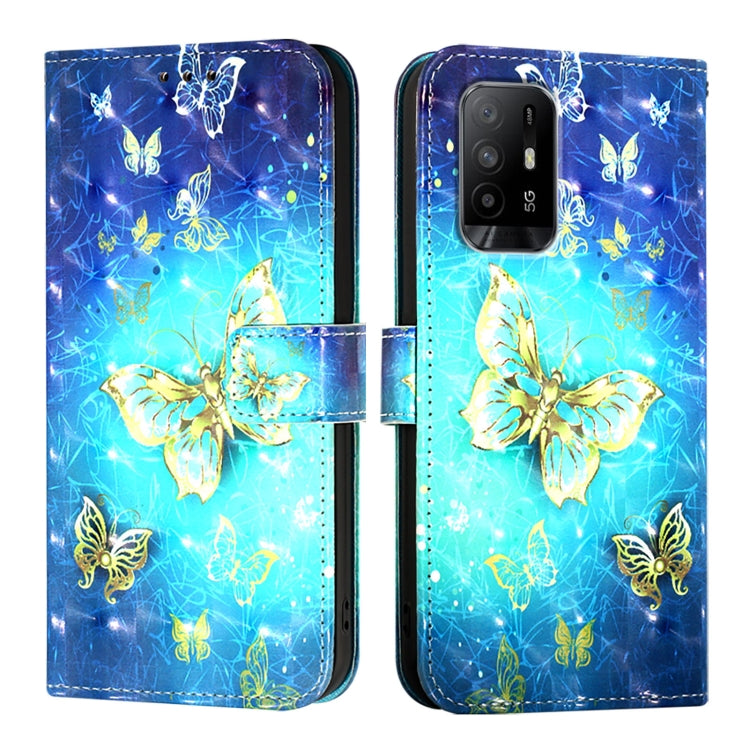 For OPPO Reno6 Lite 3D Painting Horizontal Flip Leather Phone Case