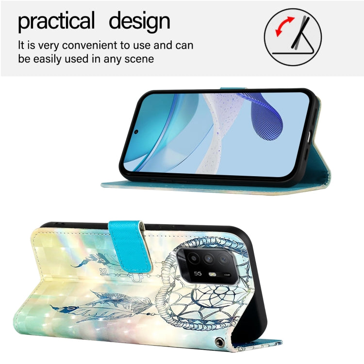 For OPPO Reno6 Lite 3D Painting Horizontal Flip Leather Phone Case