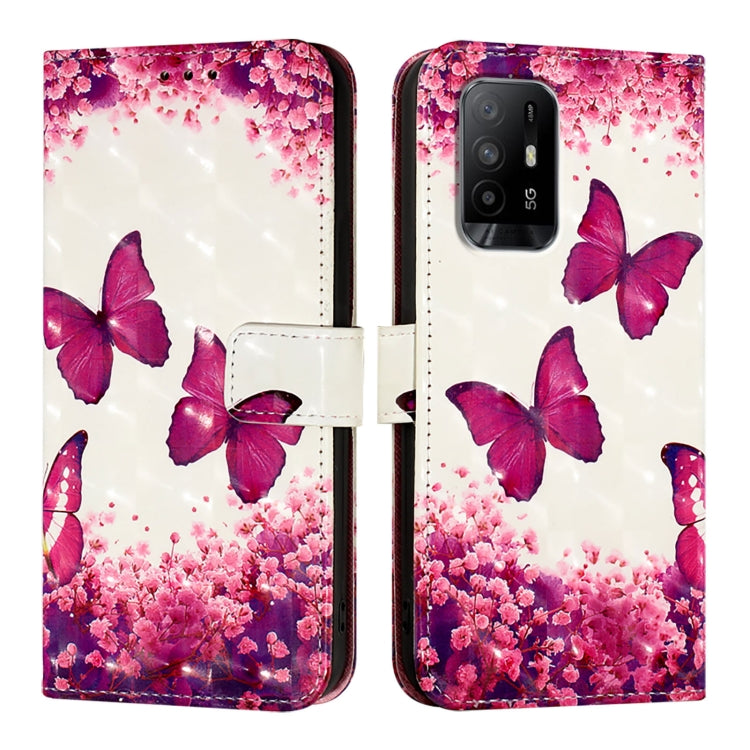 For OPPO Reno6 Lite 3D Painting Horizontal Flip Leather Phone Case